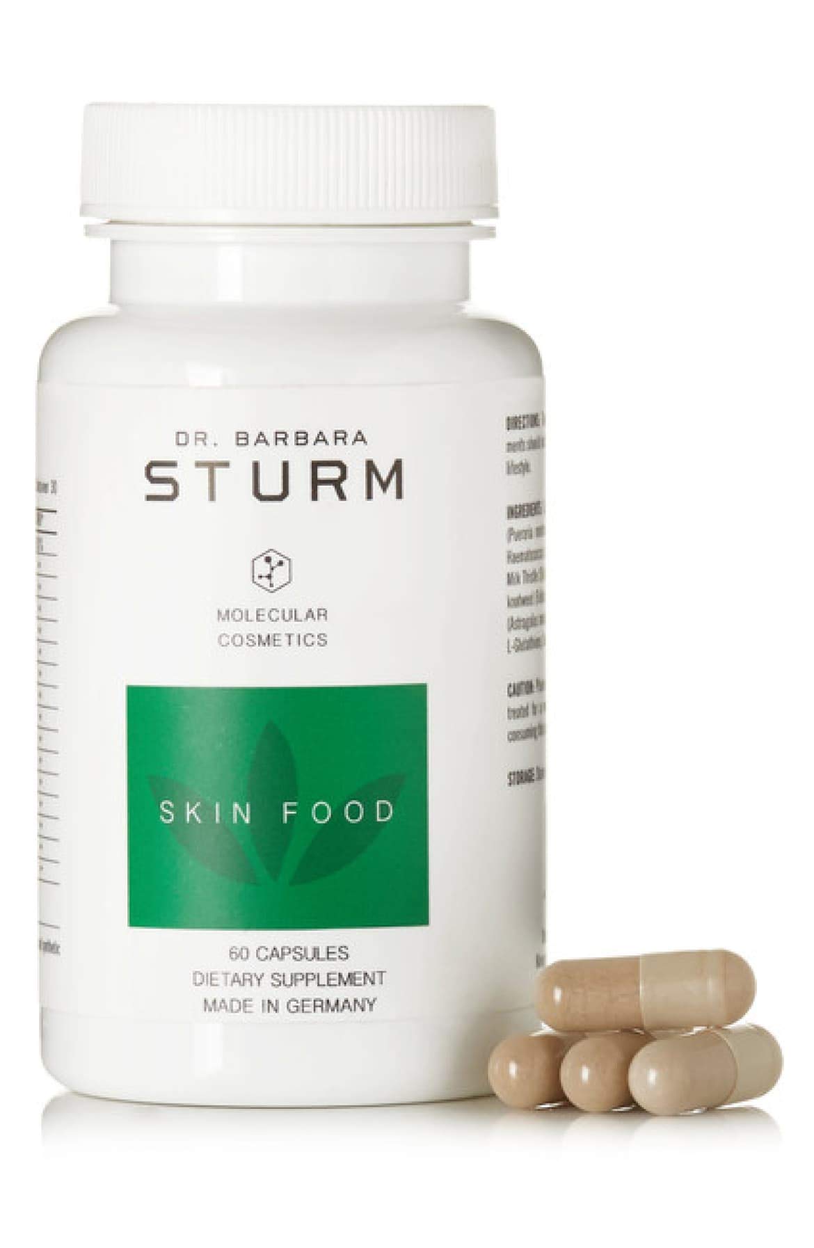 Dr. Barbara Sturm Skin Food 60 Vegan Capsules! Japanese Knotweed Root