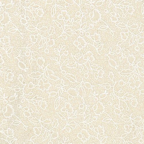 Quilt Backing Fabric 108 Inch Wide Tone on Tone Ivory Cotton Fabric - Sold Per 1/4 Metre (Long Quarter)