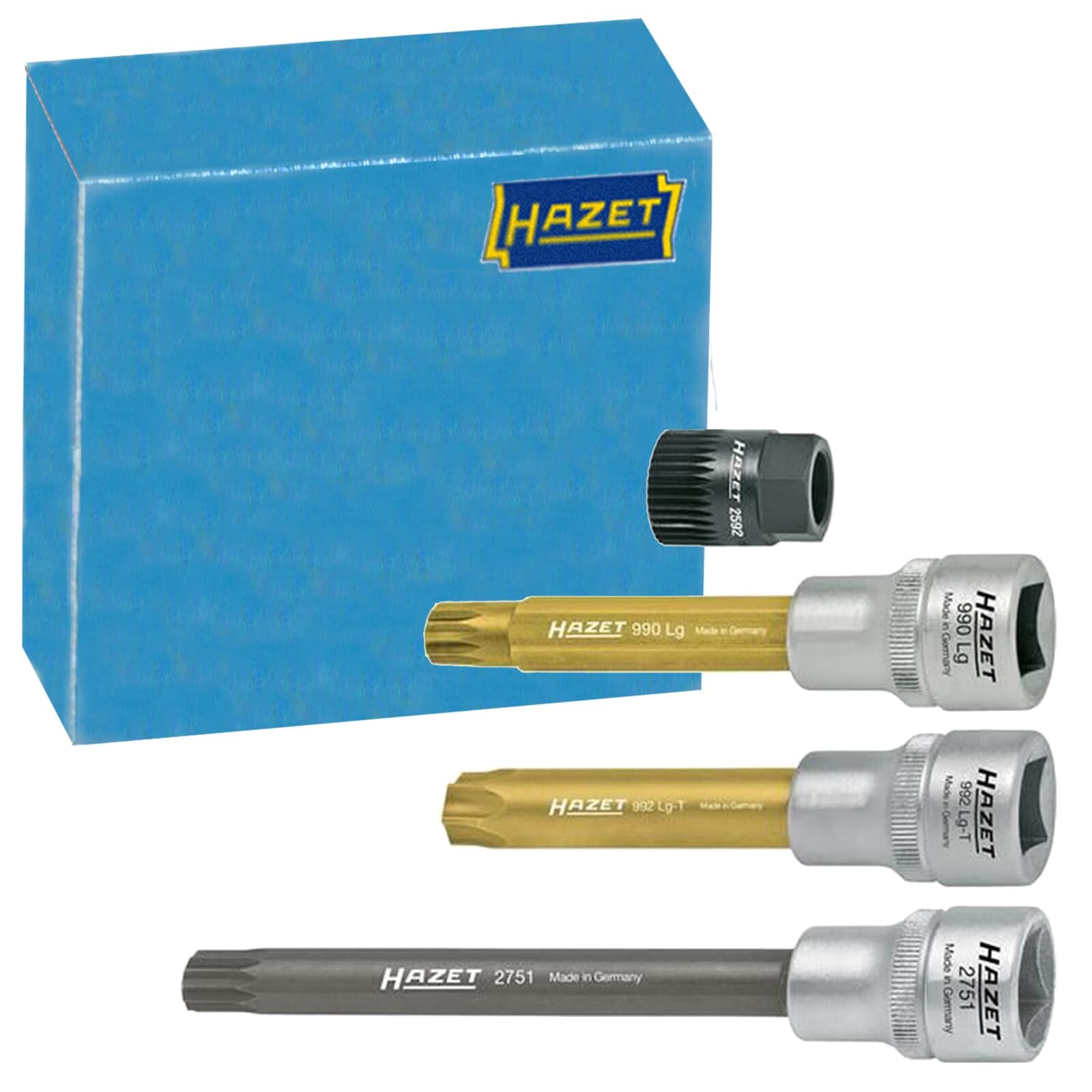 HAZET 4641/4 Internal Serration Torx Profile XZN V-Ribbed Belt Pulley Tool - Multi-Colour