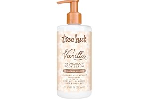 Tree Hut Vanilla Hydraglow Body Serum, Brighten & Hydrate, with Hyaluronic Acid, Vitamin C & Niaciamide, 11 Oz.