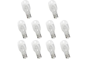 Hugwits 10 PCS 921 Bulbs, 921ll 921cv 912ll T15 912 904 906 916 W16W Wedge Miniature light for Backup, Stop, Trunk Cargo, Sig