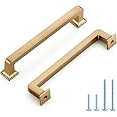 HOME EDIT Champagne Bronze Cabinet Handles Zinc Pulls 5 Inch 10 Pack | Solid Zinc Alloy, Simple Installation, Screws Included, Drawer Pulls for Kitchen Cupboard &amp; Drawer Hardware