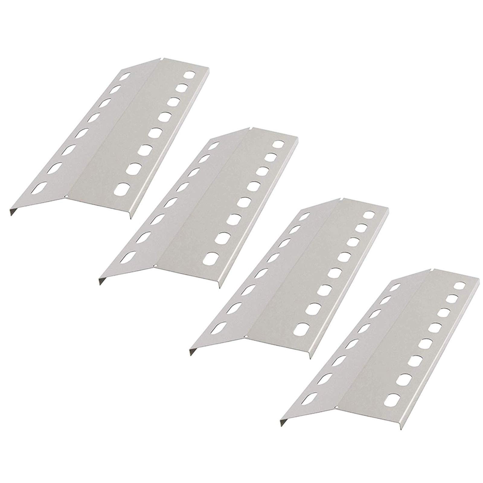 WELL GRILL 43.5 x 15 CM Heat Plate Shield, Stainless Steel Heat Tent, Flavorizer Bar, Burner Cover, Outdoor Replacement Parts for Most of BBQ Barbecue Gas Grills