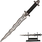 COSWOR 16" Mr. Gold Dark One Sword for Cosplay, Collection, Costume Dress-Up Props