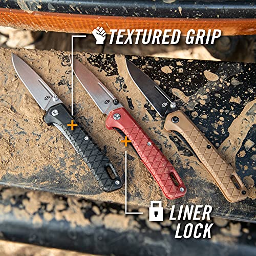 Gerber Gear Zilch Folding Pocket Knife, 3.1 Inch Plain Edge Blade