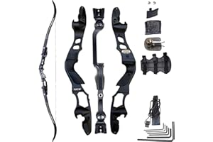 TBOW 62“ ILF Recurve Bow with Gordon Limbs 30-60Lbs for Adult Archery Competition Athletic Right Hand
