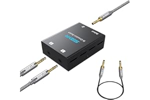 GENERIC SGEYR Audio Switcher 3.5mm Bi-Direction Switch 2-in-1 Out/ 1-in-2 Out Audio Stereo Mixer Mini Sound Mixer for PC Versatile Connectivity