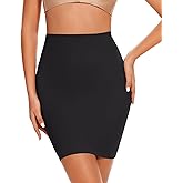 Ysabeloom Shapewear Half Slip for Women Under Dress Seamless Tummy Control Slip Skirt Body Shaper