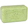 Pre de Provence Artisanal Soap Bar, Natural French Skincare, Enriched with Organic Shea Butter, Quad Milled for Rich, Smooth & Moisturizing Lather, Lime Zest, 5.3 Ounce