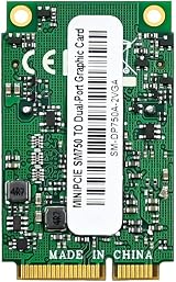 Oikabio ST416 SM750 MiniPCIe Dual VGA 16MB+64MB DDR Graphics Card 1920x1440 view 4