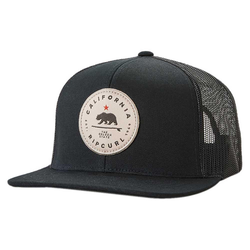 Photo 1 of Rip Curl Destinations Trucker Hat, Mesh Back Cap, Snapback for Men, Adjustable, Black/Brown