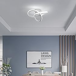 DAXGD Modern LED Ceiling Light, 6500K White Light