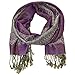 Women's Woven Double Side Pashmina Shawl Wrap Scarf 80