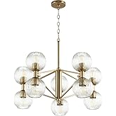 Helios - 10 Light Chandelier - 28.5 Inches Wide by 13.5 Inches High-Aged Brass Finish -Traditional Installation