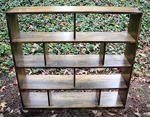 Bookcase or Room Divider Hardwood Open Back