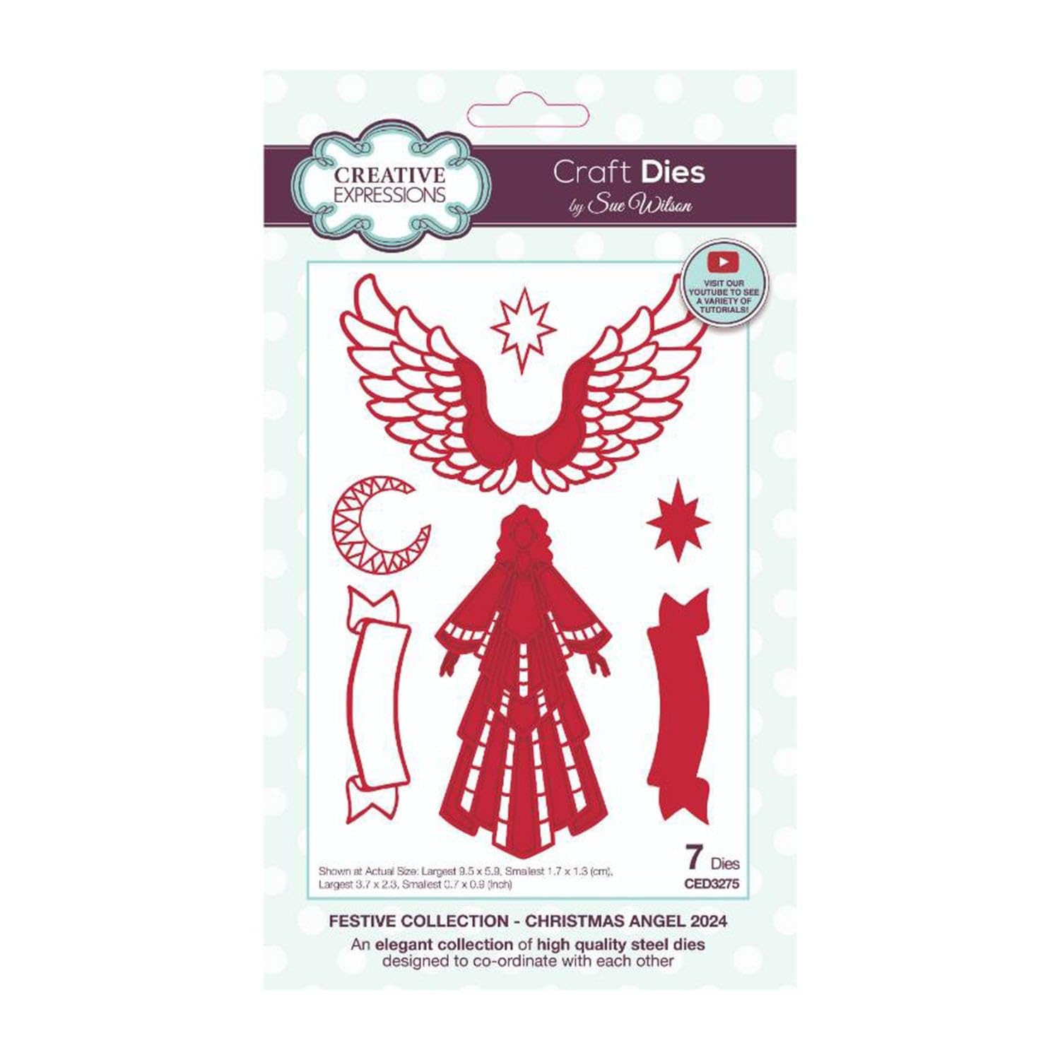 Creative Expressions Craft Cutting-Die, Metal, Brown, 3.7 x 2.3in