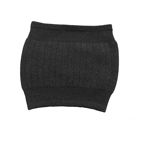 AGIA TEX Nierenwärmer Rückenwärmer atmungsaktiv elastisch Kaschmir-Wolle Leibwärmer für Damen Herren Kinder Farbe schwarz