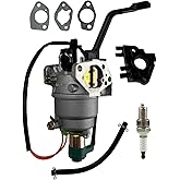TURBOTUNITY Generator Carburetor Kit for Champion Predator Generac 420cc 439cc 459cc 11hp 13hp GX390 6500 8750 9000 5500 7000