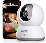 blurams Pet Camera 2K 360° Indoor Dog Baby Monitor Color Night Vision 2-Way Talk view 1