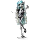 Monster High Reel Drama Lagoona Blue Doll | Collector Reproduction Doll in Black and White with Doll-Size and Life-Size Posters, Horror Flick Theme