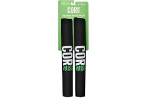 COR SURF Round Roof Rack Pads Crossbar Surfboard Longboard Kayak SUP Surf for Round or Square Cross Bars (19")