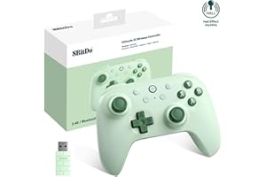 8Bitdo Ultimate 2C Wireless Controller (Hall Effect Joystick Update) for Windows PC and Android, with 1000Hz Polling Rate, Re