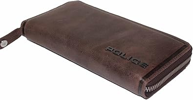Amazon ポリス 長財布 ラウンドファスナー 牛革シワ加工 イタリアブランド 高級 D Brown 財布 Amazon ポリス 長財布 ラウンドファスナー 牛革シワ加工 イタリアブランド 高級 D Brown 財布