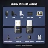 UGREEN USB Bluetooth 5.3 Audio Adapter aptX HD PS5 PS4 Switch PC Windows 11 view 8