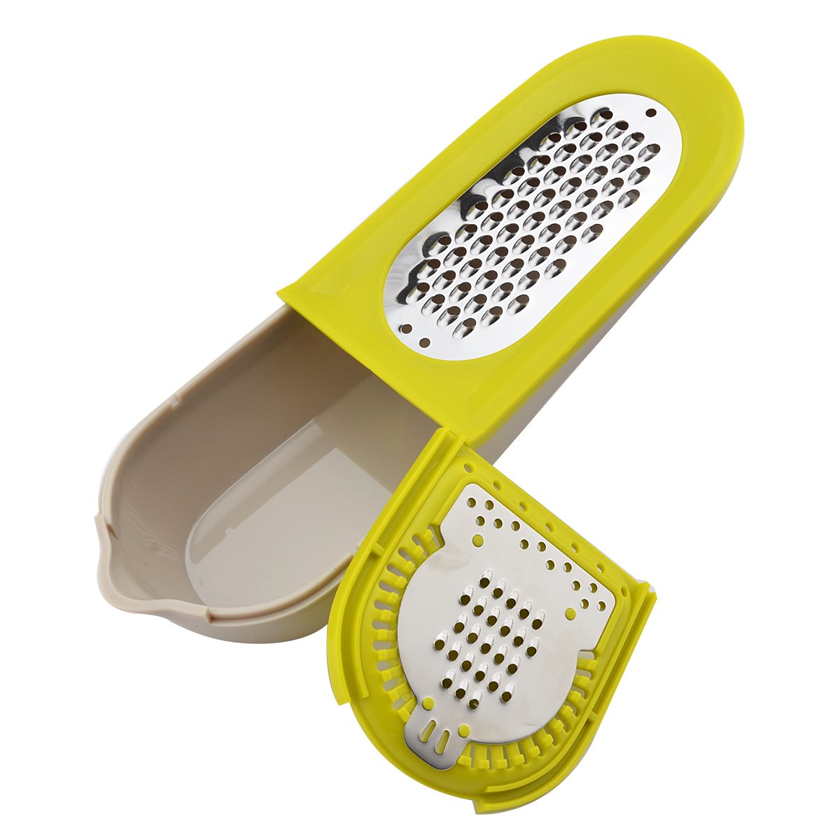 LONGLISHENG 3 in 1 Multi-Function Manual Lemon Juicer Quick Citrus Presser Cheese Grater