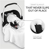 hauck Snuggle N Dream Grey Cotton Baby Blanket 80x80 cm 3/5-Point Harness view 2
