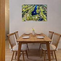 WESTON FL USA Golf Course Wall Art for Office Golf