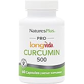 NaturesPlus PRO Longvida Curcumin 500 mg - 60 Capsules - Promotes Healthy Free Radical Protection - Non-GMO, Vegan & Gluten Free - 60 Servings