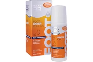 Neat Feat 3B Foot Saver Roll-On Antiperspirant for Feet, 2.0 Fluid Ounces