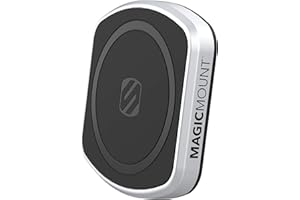 Scosche MP2FM-XCES0 MagicMount Pro2 Universal Flush Magnetic Cell Phone Car Mount Kit Compatible with MagSafe, iPhones, Galax
