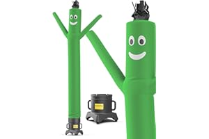 LookOurWay Air Dancers Inflatable Tube Man Set - 10ft Tall Wacky Waving Inflatable Dancing Tube Guy with 12-Inch Diameter Blower for Business Promotion