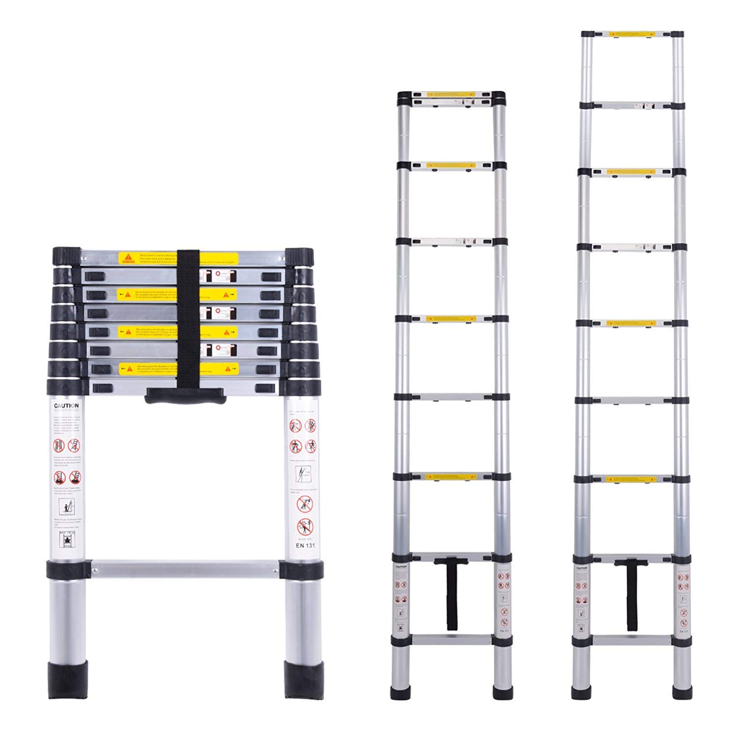 Myifan Telescopic Ladder MultiPurpose Aluminium Telescoping Ladder