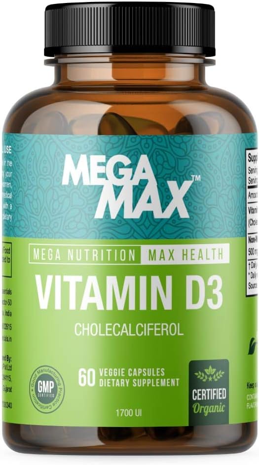 MegaMax Organic Plant Sourced Vitamin D3