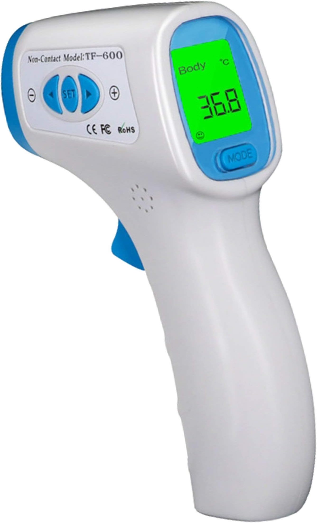 Nanz Pharma Multi Function Non-Contact Forehead Infrared Thermometer with Colour Changing Display