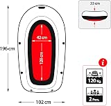 Intex Explorer Pro Inflatable Boat Two Person Orange 196 x 102 x 33 cm view 4