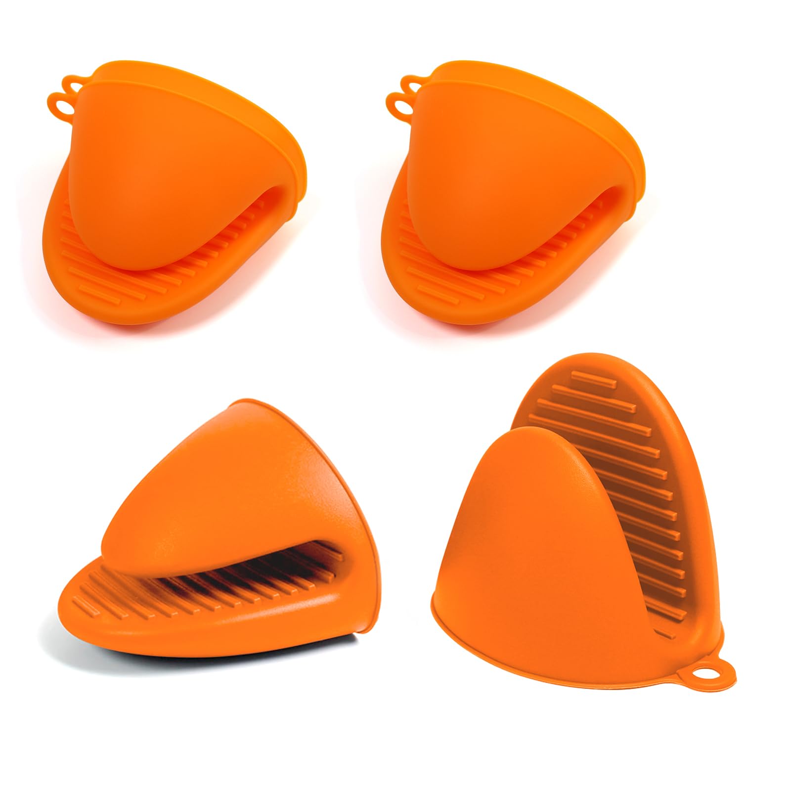 Oven Mitts Silicone Pot Holders Set Heat Resistant
