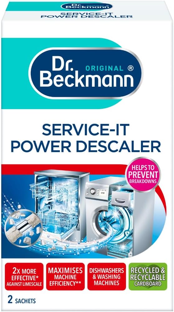 Dr. Beckmann Service-it Power Descaler 100g for Washing Machines & Dishwashers