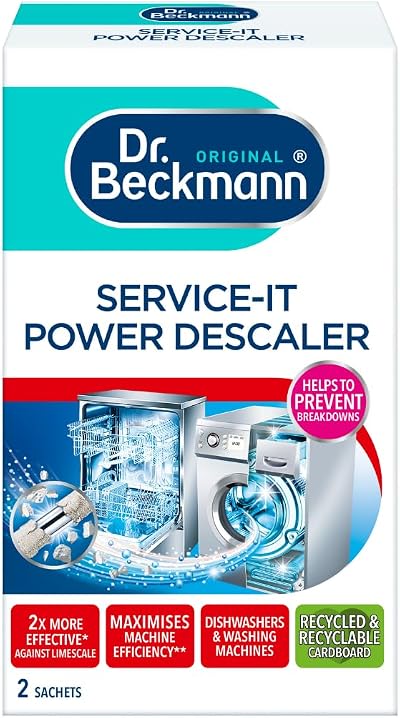 Dr. Beckmann Service-it Power Descaler 100g for Washing Machines & Dishwashers