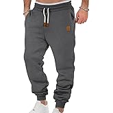 QOSOQ Mens Sweatpants Pants Joggers Stretch Casual Sweatpants for Men Lounge Athletic Pants Drawstring Pants with Pockets