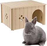 Ferplast Wooden House for Rabbits, Guinea Pigs & Hamsters SIN 4647 XL view 3