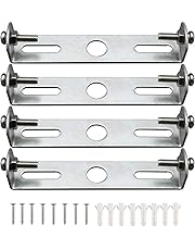 KingYH 4 Stück Deckenleuchte-Halterung 90 mm mit Schrauben für Geerdet
