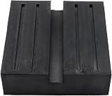 AUTOXBERT 2pcs Car Lift Jack Stand Rubber Pads Square Slotted Frame Rail Guard view 4