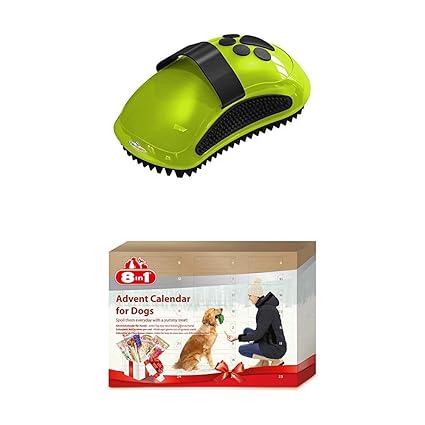 FURminator Striegel für Hunde, Fellpflege Hundebürste zum Ausbürsten von Staub und losem Haar für gesundes glänzendes Fell