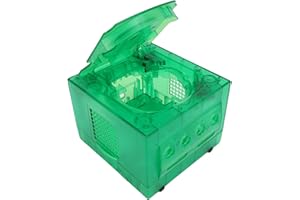 SALALIS Transparent Game Console Shell Replacement for NGC GC DOL 001 DOL 101, ABS Material, Guard Against Scratches, for Gam