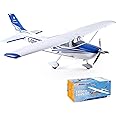 Fms Rc Planes for Beginners Remote Control Airplane for Adults Single-Engine Propeller Airplane 1500MM Cessna 182 Blue 6 Channel Hobby Rc Airplanes PNP (No Radio, Battery, Charger)
