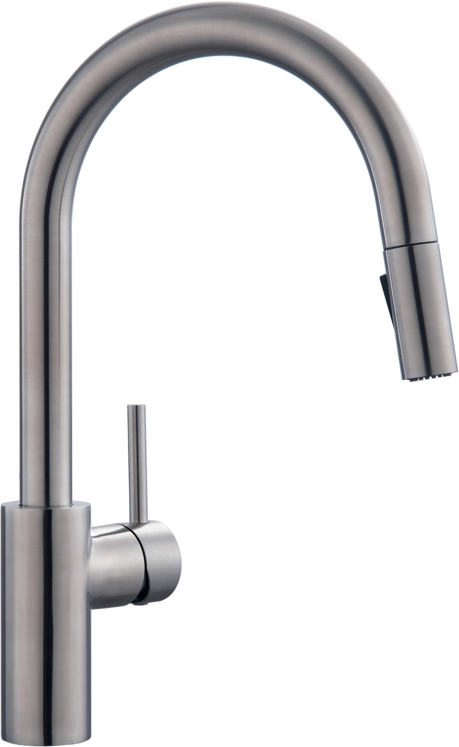 Photo 1 of Darnok 79724LS Costa Spot Free Kitchen Faucet with Pull Down Sprayer, 15-Inch High Arc Single Handle Kitchen Sink Faucet, Luxe Stainless Steel